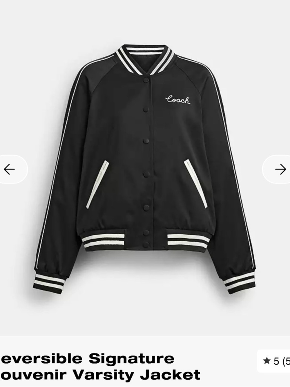 Coach Reversible Jacket - Picture 3 of 7